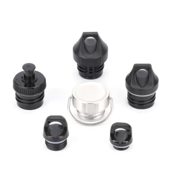 Stainless Steel Outdoor Sports Water Bottle Accessories: Lid, Thermos Cap, Bottle Cap, All-Steel Cover, Wide/Narrow Mouth Sealing Gasket