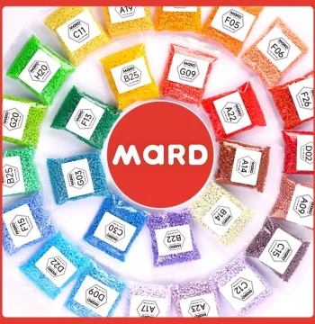 Perler Beads Refill Pack, 221 Full Colors Small Beads for DIY Crafts