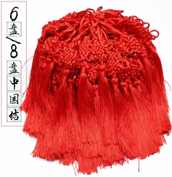 Special Offer Chinese Knot Hanging Ornament Small Decoration Small Size 6-8 Coil Knot Hanging Decor Auspicious Home DIY Accessories Tassel Fringe
