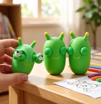 Stress Relief Squeeze Toy: Popping-Eye Bug Fidget, Viral Creative Tension-Relief Gimmick for Kids