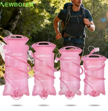 NEWBOLER Outdoor Sports TPU Hydration Bladder 1L/1.5L/2L/3L Portable Running Marathon Soft Water Bag