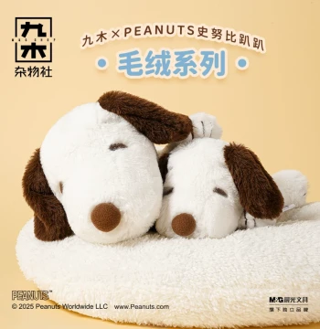 Jiumu Zakka Society PEANUTS Snoopy Prone Plush Hand Rest Doll - Ornament and Birthday Gift for Women
