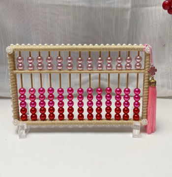 Mini Abacus Material Kit for DIY, Parent-Child Handicrafts, Elementary School Invention Projects, Homemade Science Experiments, Bead Mental Arithmetic