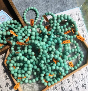 Sweet Bracelet, Natural Color Amazonite No-Acid Washed Hand Chain, Great Deal Price, Fresh Fruit Green and Blue Tones