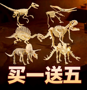 Dinosaur Fossil Archaeological Excavation Toy Grade 2 Volume 2 Science Experiment Kit Student Dinosaur Skeleton Model