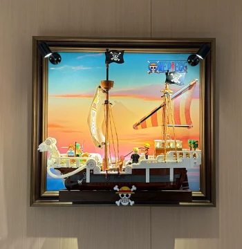 Compatible with LEGO One Piece 75639 Going Merry Wall Display Frame Box Original Design