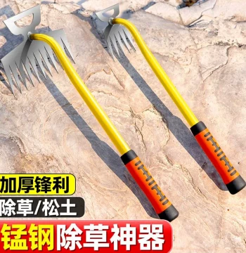 Weed Puller Weeding Artifact No-Bending Grass Cutter Wild Vegetable Digging Hoe Root Removal Multi-Function Gap Hook Specialized Tool