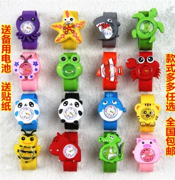 Carteroon Watch for Boys and Girls Aged 2-3 - Cute Electronic Tap Watch Toy for Kindergarten Children