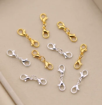 26mm Double-Ended Lobster Clasp Spring Snap Teardrop Necklace Bracelet Connector DIY Jewelry Making Accessories