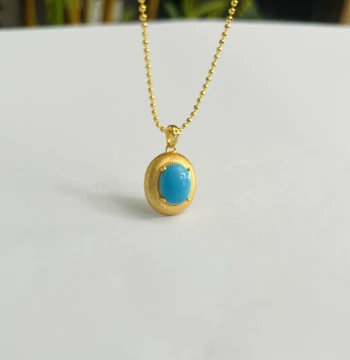 [Exclusive for Sister Xuan] Raw Turquoise Pendant 7*9mm