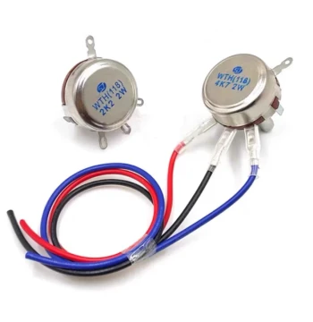 Single-Turn Potentiometer WTH118-1A/2K22K47K100K470K1M with Pre-Wired Knob and Dial, No Soldering Required