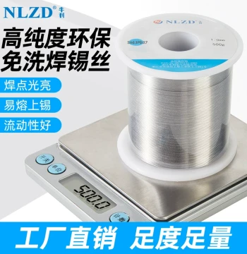 Factory Direct NLZD Solder Wire 63% Tin 37% Lead Rosin Core Solder Wire 50g 100g 500g 1000g Solder Line