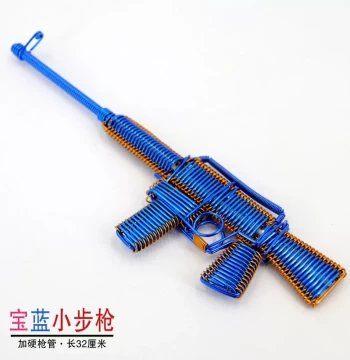 DIY Metal Aluminum Wire Mini AK Children's Toy, 98K Handicraft Gift, Iron Wire Model Gun, Creative M416 Weaving