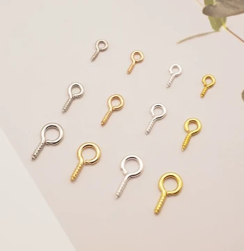 DIY Craft Accessories: Screw Eyes, Threaded Nine-Pin Needles, Spiral 9-Pin Screws, and Sheep-Eye 9-Pin Screws