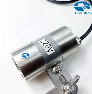 304 Flange Sight Glass Light with Wire Voltage 220V Waterproof Explosion-Proof LED Observation Window Spotlight DC24V