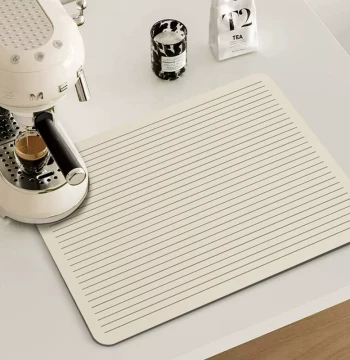 Diatom Mud Kitchen Drainage Mat Coffee Machine Sink Non-Slip Dining Table Mat Multi-Function Water-Absorbing Quick-Drying Coaster