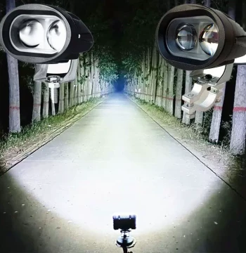 Electric Vehicle Light High-Intensity Motorcycle LED Headlight Super Bright Tricycle Modification External 12V 60V Rogue Light Spot Light