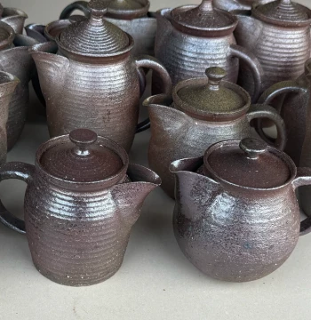 Yunnan Traditional Earthenware Fairness Cup - Dragon Kiln Wood-Fired Handmade Rough Pottery Water Cooler for Boiled Water, Farmhouse Tea Brewing Jar