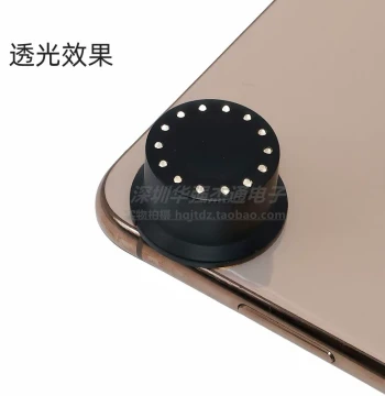 Premium Illuminated Knob with Translucent Center 25*15MM, Potentiometer Cap, Available with Half Shaft and Splined Core