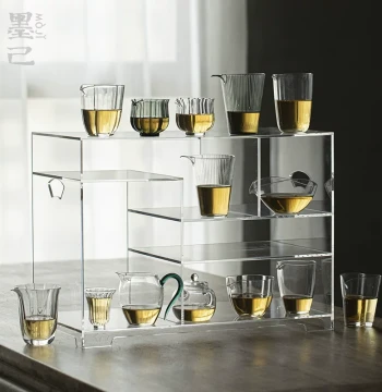 Moji Glass Fair Cup, Kung Fu Tea Divider, Transparent Tea Sea, Factory Direct Tea Ceremony Accessories