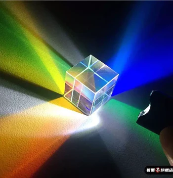 Sun Catcher Colorful Triangular Prism – Optical Refraction Science Experiment, Stress-Relief Creative Toy, Children's Enlightenment Gift