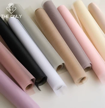 Weiyi Morning Mist Soft Light Gauze Fresh Flower Wrapping Paper Net Yarn Veil Floral DIY Material Bouquet Inner Lining Wrapping Gauze