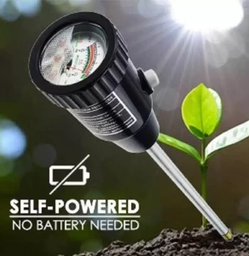 Soil Moisture and pH Acidity Tester High-Precision Gardening Greenhouse Orchard Water Content Meter 2-in-1