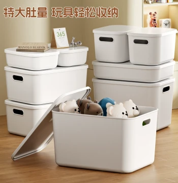 Thickened Plastic Storage Box for Living Room, Wardrobe, Underwear, Socks - Car Trunk and Desktop Organizer Bin