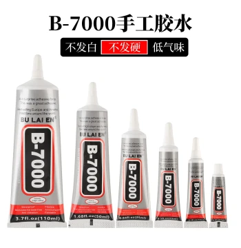 B7000 Glue with Needle Tip for Jewelry Setting Handmade DIY Ornament Bonding Phone Screen Repair Strong Transparent Soft Adhesive