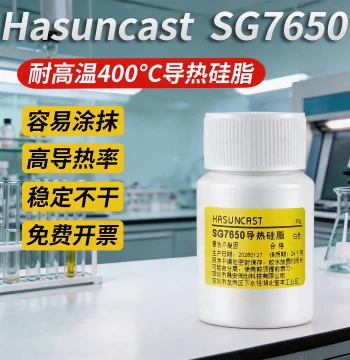 SG7650 High-Temperature Thermal Paste for 3D Printers, CPUs, and GPUs - Insulating, Non-Curing Thermal Compound for LED Cooling (Up to 400°C)