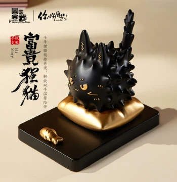 National Treasure Hello History Wealthy Cat Phone Stand Cute Ornament Cultural Creative Girls Birthday New Year Gift