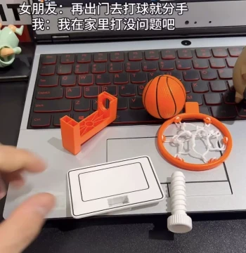 [New Product] Mini Desktop Basketball Shooting No Drilling Creative Mini Hoop Basketball Rack Toy Ornament Decoration