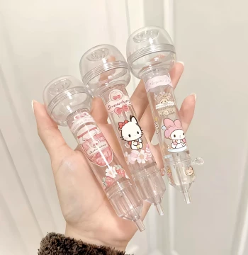Push-Style Perler Bead Pen - Transparent High-Aesthetic DIY Tool with 2.6mm Tip for Beginners