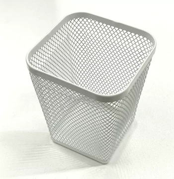 Metal Mesh Storage Box Desktop Organizer for Stationery and Small Items