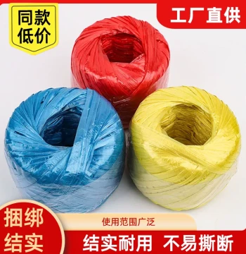 New Material Plastic Packing Rope, Colored Packaging Cord, Nylon Bundling Strap for Books and Hay Bales