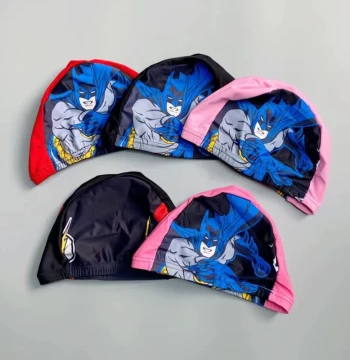 Amber New Kids' Swim Cap - Sun Protection, Quick-Dry, Waterproof for Boys and Girls