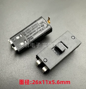 YMD KND-1 Vertical 3-Pin 2-Position Slide Switch Hair Dryer Power Slider Curling Iron Switch 10A