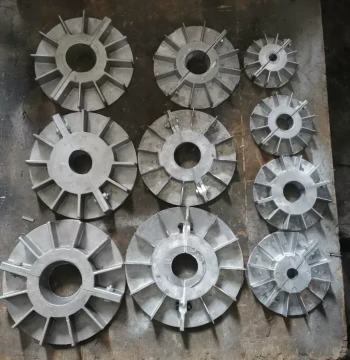 Cooling Impeller, Fan Radiator for Centrifugal Fans, Aluminum Fan Blade Air-Cooled Disc, Bulk Discounts Available