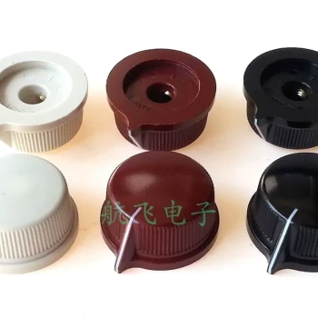 Bakelite Knob for Audio Amplifier Speaker Potentiometer Guitar Switch Round Knob 25.5X12.5mm
