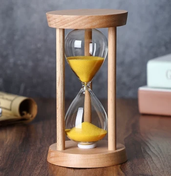Hourglass Timer for Kids, Drop-Resistant Study Timer (5/20/30 Minutes, 0.5 Hours), Decorative Flowing Sand Funnel Ornament
