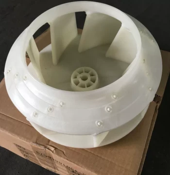 PP Anti-Corrosion Centrifugal Fan Impeller Accessories Plastic Fan 4-72 Impeller FD250\350\360