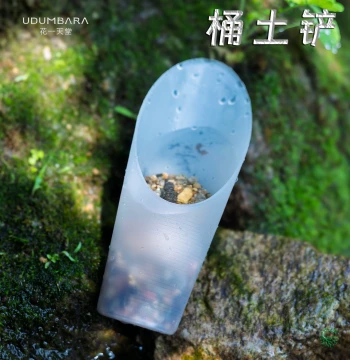 Hua Yi Tian Tang Limited Edition Transparent Succulent Bucket Shovel High-Quality Gardening Tools for Planting Flowers Potting Soil Shovel Cup Bucket