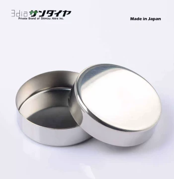 Stainless Steel Petri Dishes 60/75/90/100mm, Metal Culture Dishes for Cell and Tissue Culture, Imported from Japan by ASONE