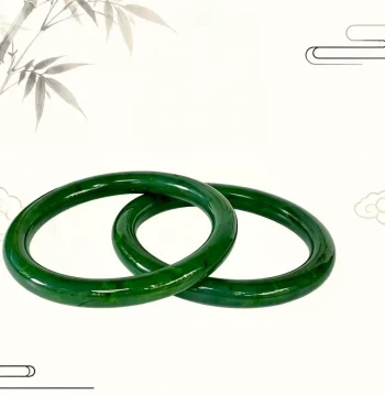 [Exclusive for Sister Xuan] Jasper Round Bangle Bracelet