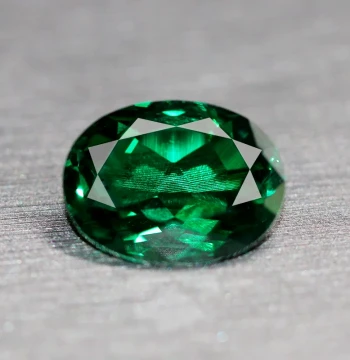 Oval Emerald Cut Loose Stone Voton Emerald Tourmaline Ring Pendant Setting Available Zambian Women's Ring Face