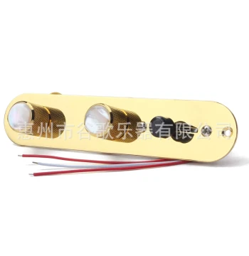 Guitar Accessories Gold Metal Plate Wiring