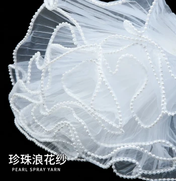 Pearl Wave Tulle, Spray Tulle, Fresh Flower Wrapping Paper, Bouquet Packaging Material, Inner Lining for Roses, White Mesh for Floral Art