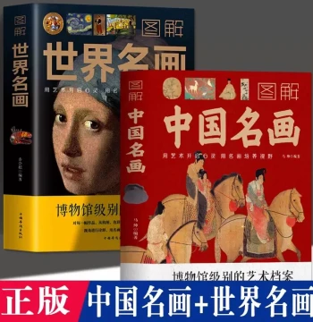 Illustrated Guide to Famous Chinese and World Paintings – Appreciation, Introduction, and Historical-Cultural Interpretation of Masterpieces; Essential Insights into the Top Ten Global Artworks; Color-Illustrated Handbook on Oil and Traditional Chinese Pa