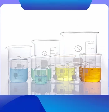 Glass Beakers 25 50 100 250 500 1000ml, Thickened Heat-Resistant with Graduations, Laboratory Equipment