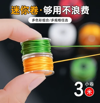 Small Roll Elastic Beading Cord: Multi-Color Mini Flat Thread for Bracelets, Mala, and Wearable Art